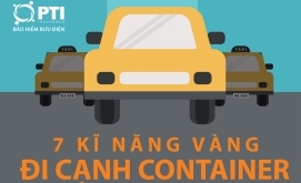 7 kỹ năng giúp bạn an toàn khi đối mặt với xe container