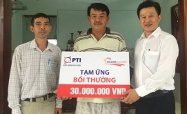 PTI nhanh chóng chi trả bồi thường cho khách hàng gặp nạn sau cơn bão số 12