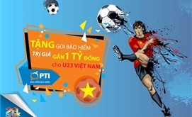 Bảo Hiểm Bưu Điện tài trợ chi phí bảo hiểm cho U23 Việt Nam trong trận chung kết 