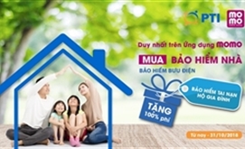 Duy nhất trên Ứng dụng MoMo: MUA bảo hiểm Nhà TẶNG bảo hiểm Tai nạn hộ gia đình