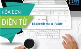 PTI THÔNG BÁO  TRIỂN KHAI ÁP DỤNG HOÁ ĐƠN ĐIỆN TỬ TRONG BÁN HÀNG & CUNG ỨNG DỊCH VỤ