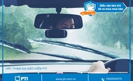 Các nguyên tắc an toàn khi lái xe mùa mưa bão