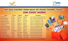 Kết quả quay số trúng thưởng tháng 7 và 8 chương trình "Bán An Sinh - Rinh quà tặng"